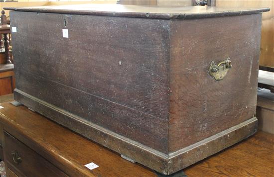 Oak blanket box